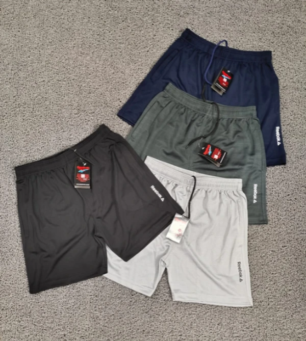 RB7502-Set Of 4 Pcs@195/Pc- Sports Football Knit Fabric Shorts-RB7502-AF23-S02-BLK - M-1, L-1, XL-1, XXL-1, Black